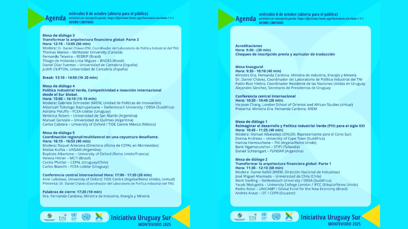 Agenda Uruguay Sur 2025